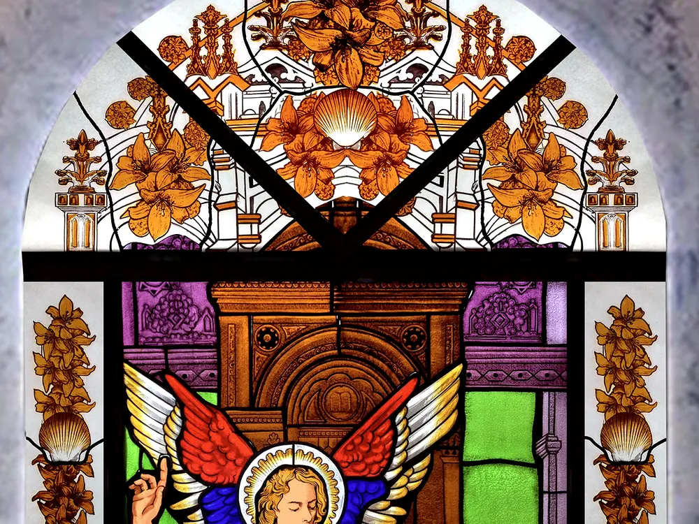 Vitral em foto do perfil da Casa Ciano